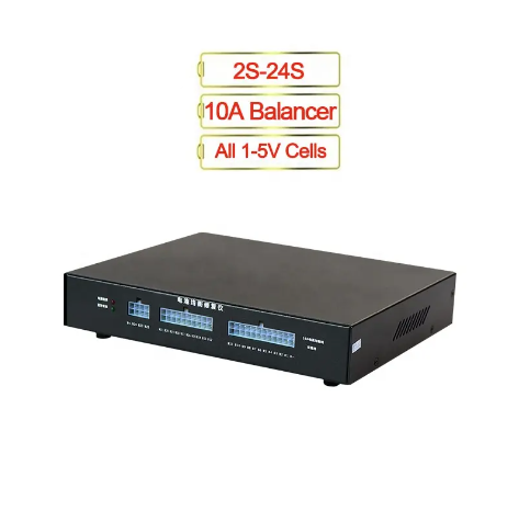 Lithium ion Battery Balancer 10A Current Adjustment 2-24S Smart Active Balancer with Blue tooth