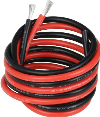 Awg#8 High Temperature Resistance Heating Silicone Rubber Soft Cable Flexible Electric Silicone Wire