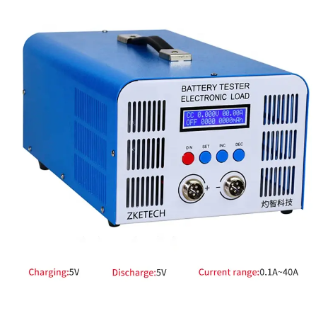 EBC-A40L High Current Lithium Lifepo4 Battery Charge Discharge Capacity Tester 5V 40A Battery Capacity Tester analyzer