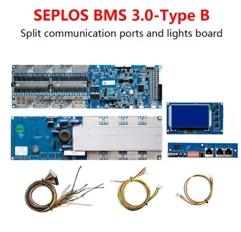 Smart Lifepo4 BMS CAN/RS485 Protocol Battery PCB board 48V 16S 100A 150A 200A Current Smart 3.0 BMS 16S 48V