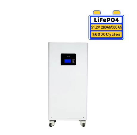 48V 280Ah 300Ah 15kwh Lithium Lifepo4 Battery with Wheel Design for Home