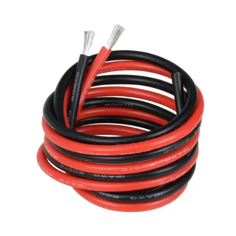 Awg#8 High Temperature Resistance Heating Silicone Rubber Soft Cable Flexible Electric Silicone Wire