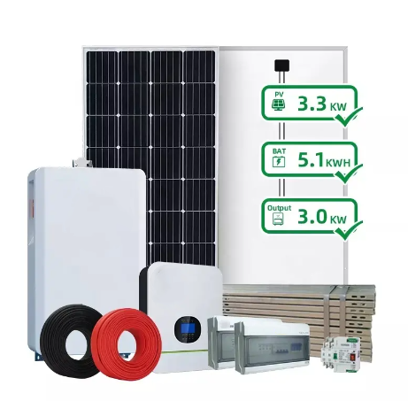 Complete Set On Off Hybrid Grid 3Kw 5Kw 6Kw Solar Energy Storage System for Home