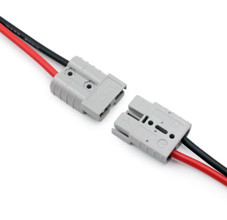 Hot sale 50a 600v amp high-current Wire 6awg/8AWG/10AWG/12/AWG cable with battery connector