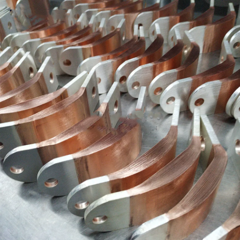 Press welded copper laminated flexible Copper Shunt for Electric Machine