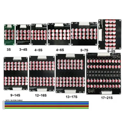 5A Smart Balancer 3S-21S Lifepo4/Li-ion/LTO Battery protection board balancing current voltage battery pcb/pcm/bms