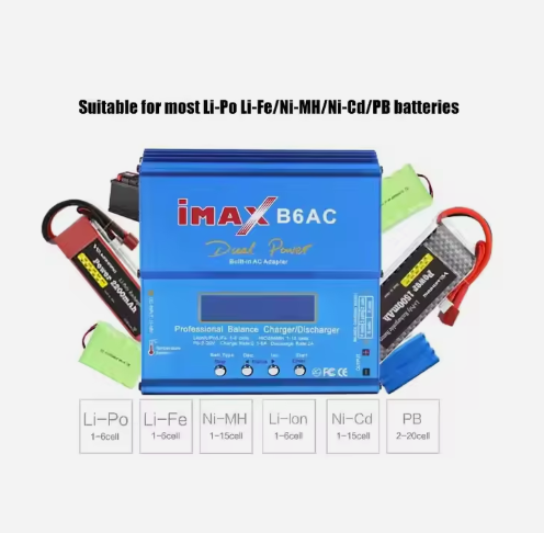 IMAX B6 AC 80W B6AC Charger Dual Power Balance Discharger For Li-ion Nimh Nicd 2-6S RC Lipo Battery