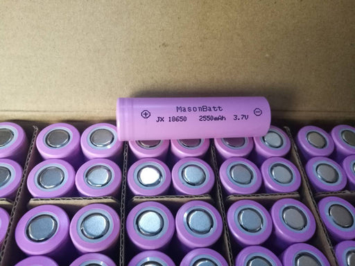 10pcs Battery Talks Cylindrical 18650 3.7v 2550mAh Cells (MOQ=10)
