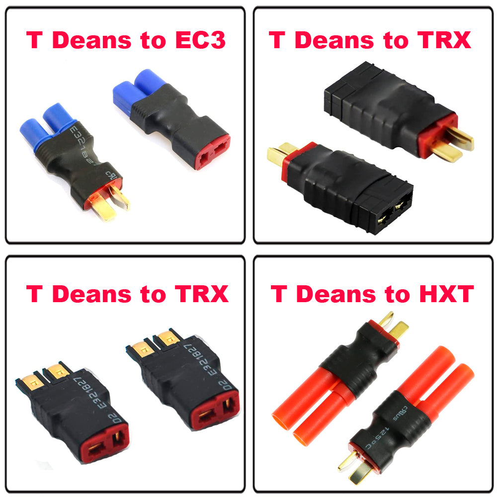 RC XT90 XT60 XT30 T Deans Plug EC3 EC5 EC8 2.0mm 3.5mm 4.0mm Male Female Electrical Terminal Battery Banana Connectors