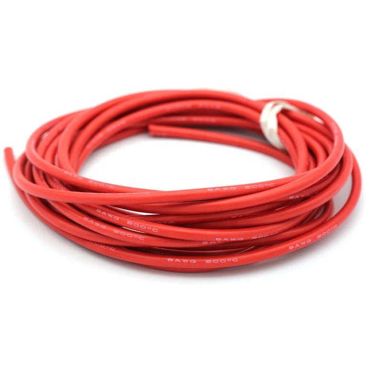 RC Soft High Temperature Silicone Wire 6AWG 8 10 12 14 16 18 20 22AWG Cable Red Black color For Lipo Battery ESC Servo